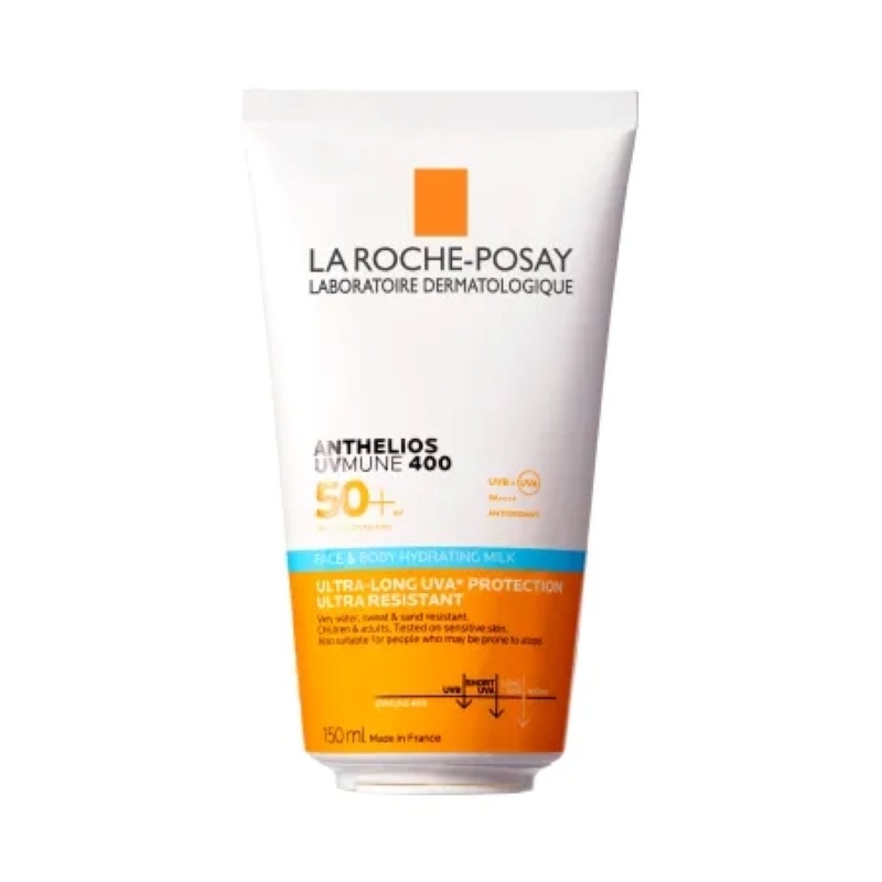 Lapte hidratant pentru fata si corp SPF 50+ Anthelios UVMUNE 400, 150 ml, La Roche-Posay Lapte hidratant pentru fata si corp SPF 50+ Anthelios UVMUNE 400, 150 ml, La Roche-Posay
