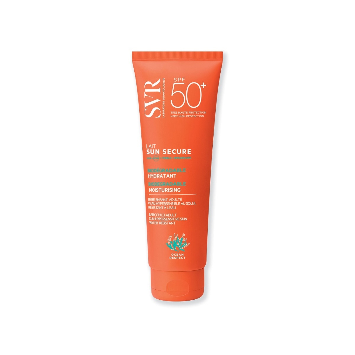 Lapte hidratant protectie solara SPF 50+ Sun Secure, 100 ml, SVR Lapte hidratant protectie solara SPF 50+ Sun Secure, 100 ml, SVR