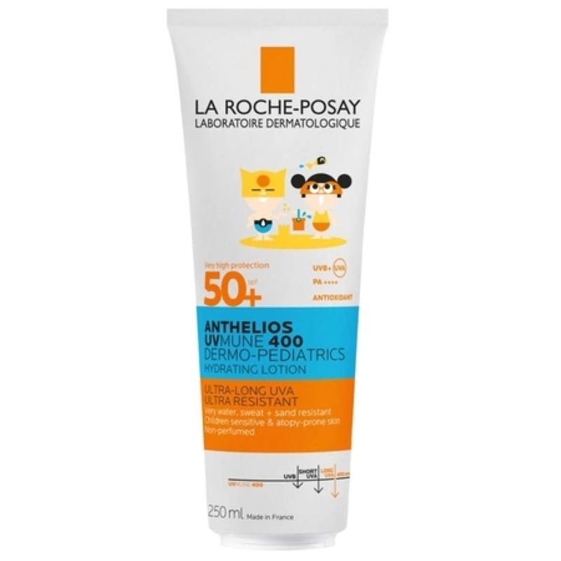 Lapte pentru copii SPF 50+ Anthelios UVMUNE 400 Dermo-Pediatrics, 250 ml, La Roche-Posay Lapte pentru copii SPF 50+ Anthelios UVMUNE 400 Dermo-Pediatrics, 250 ml, La Roche-Posay