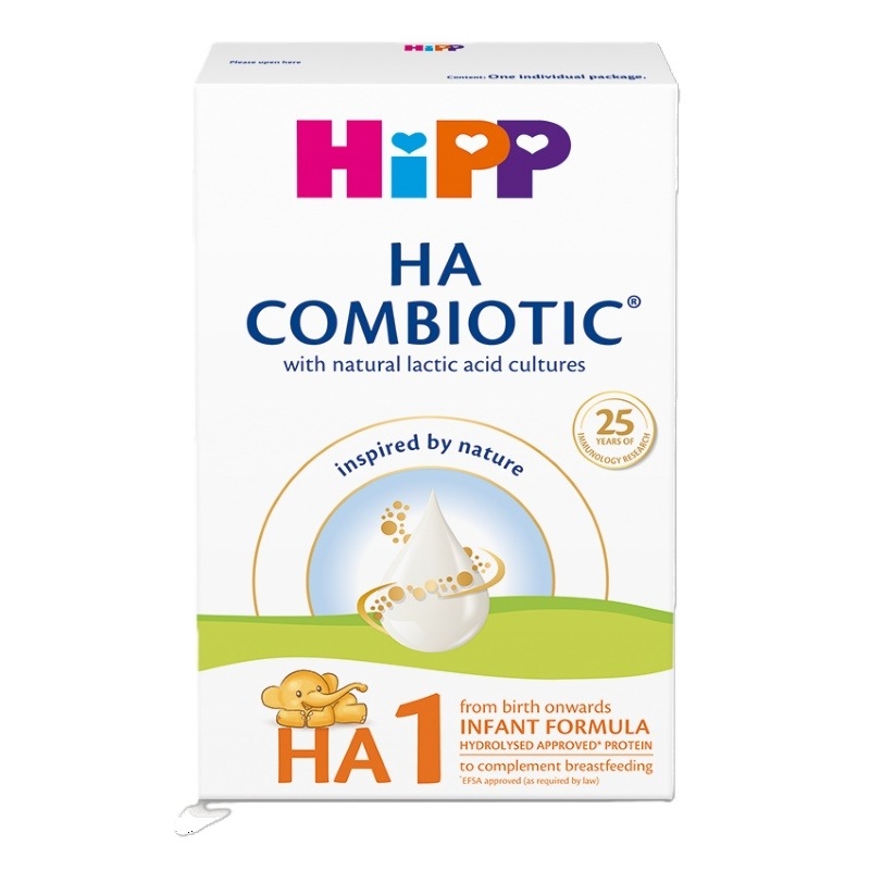 Lapte praf HA 1 Combiotic de la nastere, 350g, Hipp Lapte praf HA 1 Combiotic de la nastere, 350g, Hipp