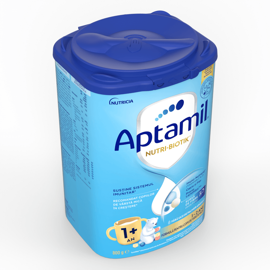 Lapte praf Aptamil Junior 1 plus Nutri-Biotik, 1-2 ani, 800g, Nutricia Lapte praf Aptamil Junior 1 plus Nutri-Biotik, 1-2 ani, 800g, Nutricia