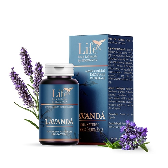 Lavanda, 30 capsule, Bionovativ Lavanda, 30 capsule, Bionovativ