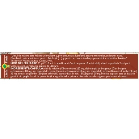Laxativ Antispastic D158, 20 capsule, Fares Laxativ Antispastic D158, 20 capsule, Fares