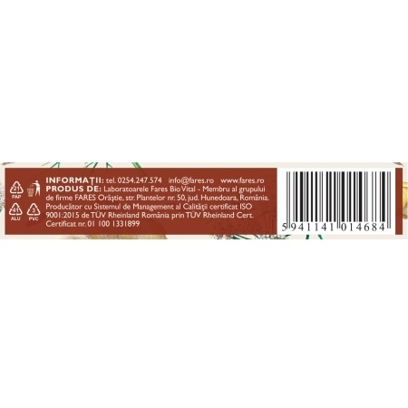 Laxativ Antispastic D158, 20 capsule, Fares Laxativ Antispastic D158, 20 capsule, Fares