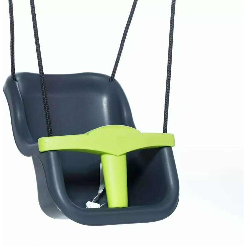 Leagan, Dice, Cu bara in forma de T, Cu sfoara impletita, Ajustabil pe inaltime pana la 250 cm, Include curea de siguranta, 9-36 luni, Anthracite/Lime Leagan, Dice, Cu bara in forma de T, Cu sfoara impletita, Ajustabil pe inaltime pana la 250 cm, Include curea de siguranta, 9-36 luni, Anthracite/Lime