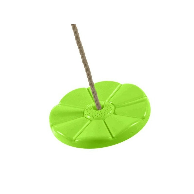 Leagan, Dice, Monkey Swing, Rotund, Cu franghie PP, Cu inaltime reglabila pana la 240 cm, 3 ani+, Limegreen Leagan, Dice, Monkey Swing, Rotund, Cu franghie PP, Cu inaltime reglabila pana la 240 cm, 3 ani+, Limegreen