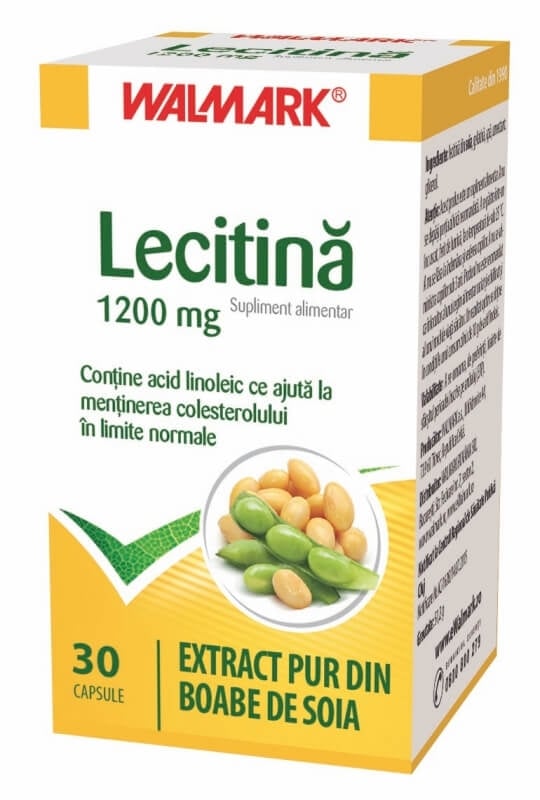 Lecitina 1200 mg, 30 capsule, Walmark Lecitina 1200 mg, 30 capsule, Walmark