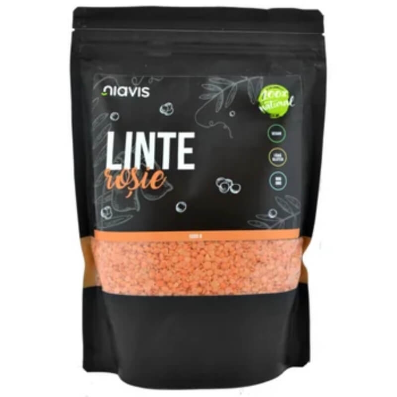 Linte rosie ecologica, 1000 g, Niavis Linte rosie ecologica, 1000 g, Niavis
