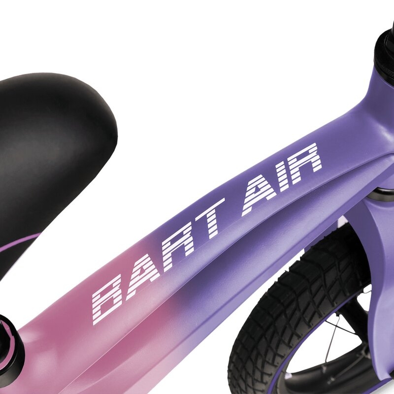 Lionelo - Bicicleta cu roti gonflabile, cu cadru din magneziu, fara pedale, 12 \'\', Bart Air , Pink Violet Lionelo - Bicicleta cu roti gonflabile, cu cadru din magneziu, fara pedale, 12 \'\', Bart Air , Pink Violet