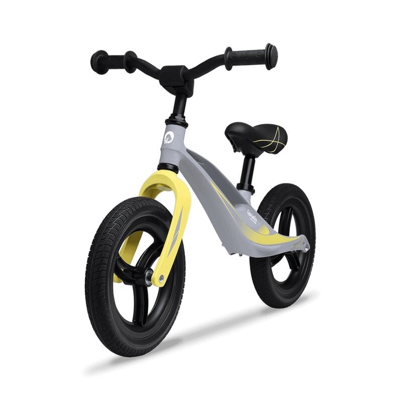 Lionelo - Bicicleta fara pedale, cu cadru din magneziu, Bart Tour, 12 \'\', Grey Stone Lionelo - Bicicleta fara pedale, cu cadru din magneziu, Bart Tour, 12 \'\', Grey Stone