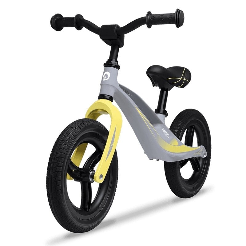 Lionelo - Bicicleta fara pedale, cu cadru din magneziu, Bart Tour, 12 \'\', Grey Stone Lionelo - Bicicleta fara pedale, cu cadru din magneziu, Bart Tour, 12 \'\', Grey Stone