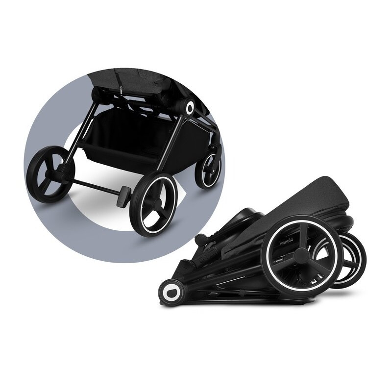 Lionelo - Carucior compact Mika, 3 in 1, Cadru din aluminiu, Cu landou intarit si salteluta moale, Scoica auto, Reversibil, Maner ajustabil, Huse pentru picioare, Plasa de tantari, Husa de ploaie, Pana la 22 kg, Gri Deschis Lionelo - Carucior compact Mika, 3 in 1, Cadru din aluminiu, Cu landou intarit si salteluta moale, Scoica auto, Reversibil, Maner ajustabil, Huse pentru picioare, Plasa de tantari, Husa de ploaie, Pana la 22 kg, Gri Deschis