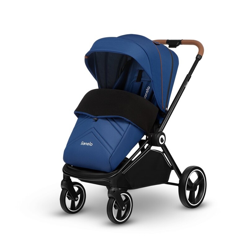 Lionelo - Carucior compact Mika, 2 in 1, Cadru din aluminiu, Cu landou intarit si salteluta moale, Reversibil, Maner ajustabil, Huse pentru picioare, Plasa de tantari, Husa de ploaie, Pana la 22 kg, Albastru Lionelo - Carucior compact Mika, 2 in 1, Cadru din aluminiu, Cu landou intarit si salteluta moale, Reversibil, Maner ajustabil, Huse pentru picioare, Plasa de tantari, Husa de ploaie, Pana la 22 kg, Albastru