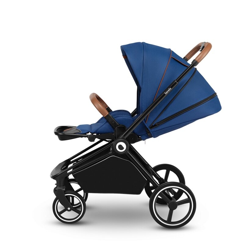 Lionelo - Carucior compact Mika, 2 in 1, Cadru din aluminiu, Cu landou intarit si salteluta moale, Reversibil, Maner ajustabil, Huse pentru picioare, Plasa de tantari, Husa de ploaie, Pana la 22 kg, Albastru Lionelo - Carucior compact Mika, 2 in 1, Cadru din aluminiu, Cu landou intarit si salteluta moale, Reversibil, Maner ajustabil, Huse pentru picioare, Plasa de tantari, Husa de ploaie, Pana la 22 kg, Albastru