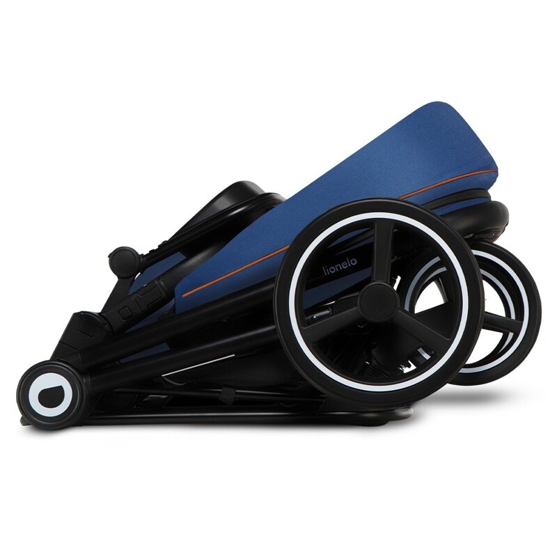 Lionelo - Carucior compact Mika, 2 in 1, Cadru din aluminiu, Cu landou intarit si salteluta moale, Reversibil, Maner ajustabil, Huse pentru picioare, Plasa de tantari, Husa de ploaie, Pana la 22 kg, Albastru Lionelo - Carucior compact Mika, 2 in 1, Cadru din aluminiu, Cu landou intarit si salteluta moale, Reversibil, Maner ajustabil, Huse pentru picioare, Plasa de tantari, Husa de ploaie, Pana la 22 kg, Albastru