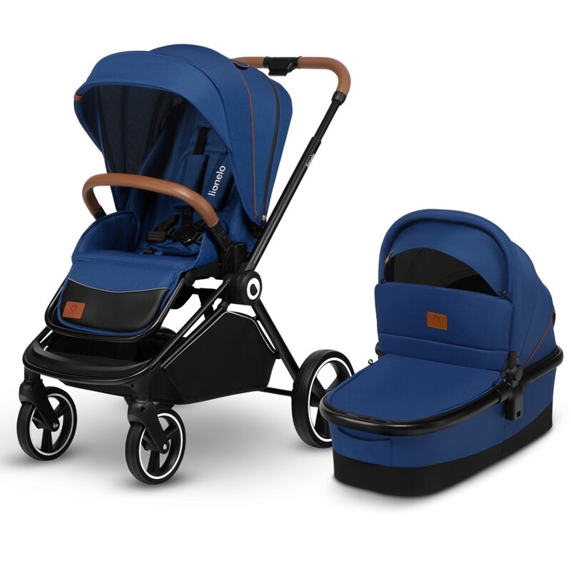 Lionelo - Carucior compact Mika, 2 in 1, Cadru din aluminiu, Cu landou intarit si salteluta moale, Reversibil, Maner ajustabil, Huse pentru picioare, Plasa de tantari, Husa de ploaie, Pana la 22 kg, Albastru Lionelo - Carucior compact Mika, 2 in 1, Cadru din aluminiu, Cu landou intarit si salteluta moale, Reversibil, Maner ajustabil, Huse pentru picioare, Plasa de tantari, Husa de ploaie, Pana la 22 kg, Albastru