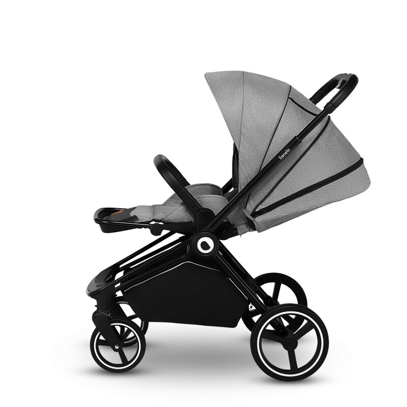 Lionelo - Carucior compact Mika, 2 in 1, Cadru din aluminiu, Cu landou intarit si salteluta moale, Reversibil, Maner ajustabil, Huse pentru picioare, Plasa de tantari, Husa de ploaie, Pana la 22 kg, Gri Deschis Lionelo - Carucior compact Mika, 2 in 1, Cadru din aluminiu, Cu landou intarit si salteluta moale, Reversibil, Maner ajustabil, Huse pentru picioare, Plasa de tantari, Husa de ploaie, Pana la 22 kg, Gri Deschis
