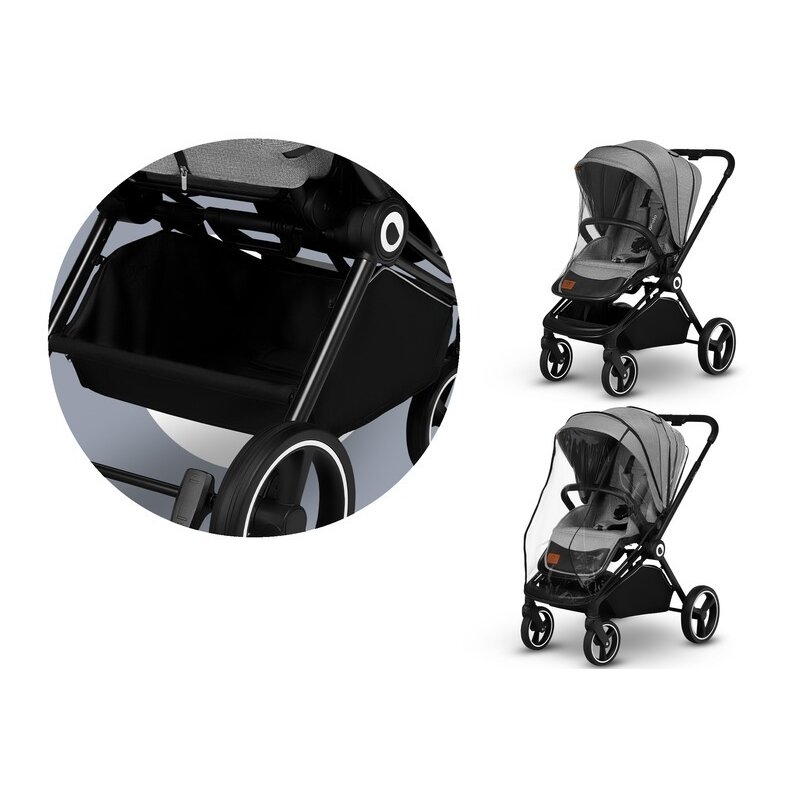 Lionelo - Carucior compact Mika, 2 in 1, Cadru din aluminiu, Cu landou intarit si salteluta moale, Reversibil, Maner ajustabil, Huse pentru picioare, Plasa de tantari, Husa de ploaie, Pana la 22 kg, Gri Deschis Lionelo - Carucior compact Mika, 2 in 1, Cadru din aluminiu, Cu landou intarit si salteluta moale, Reversibil, Maner ajustabil, Huse pentru picioare, Plasa de tantari, Husa de ploaie, Pana la 22 kg, Gri Deschis