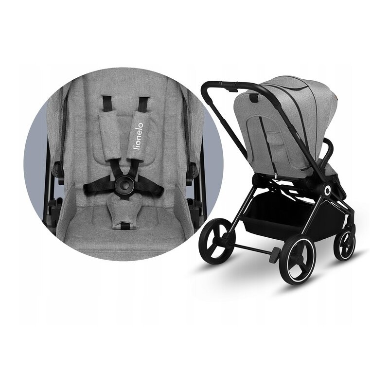 Lionelo - Carucior compact Mika, 2 in 1, Cadru din aluminiu, Cu landou intarit si salteluta moale, Reversibil, Maner ajustabil, Huse pentru picioare, Plasa de tantari, Husa de ploaie, Pana la 22 kg, Gri Deschis Lionelo - Carucior compact Mika, 2 in 1, Cadru din aluminiu, Cu landou intarit si salteluta moale, Reversibil, Maner ajustabil, Huse pentru picioare, Plasa de tantari, Husa de ploaie, Pana la 22 kg, Gri Deschis