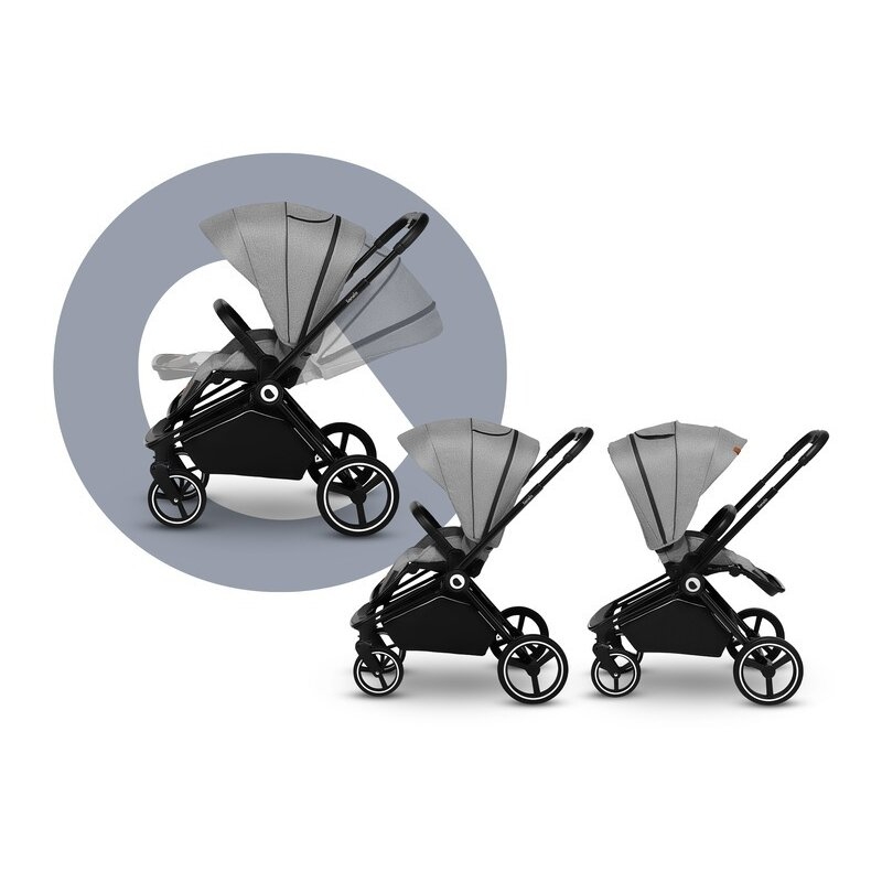 Lionelo - Carucior compact Mika, 2 in 1, Cadru din aluminiu, Cu landou intarit si salteluta moale, Reversibil, Maner ajustabil, Huse pentru picioare, Plasa de tantari, Husa de ploaie, Pana la 22 kg, Gri Deschis Lionelo - Carucior compact Mika, 2 in 1, Cadru din aluminiu, Cu landou intarit si salteluta moale, Reversibil, Maner ajustabil, Huse pentru picioare, Plasa de tantari, Husa de ploaie, Pana la 22 kg, Gri Deschis