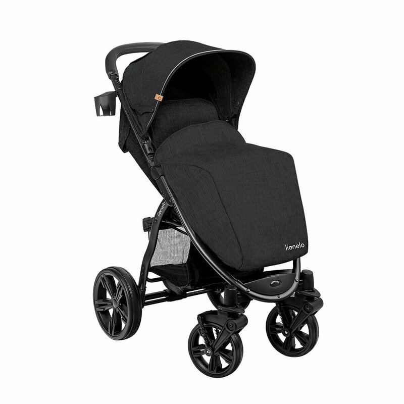 Lionelo - Carucior sport Annet, Black Carbon