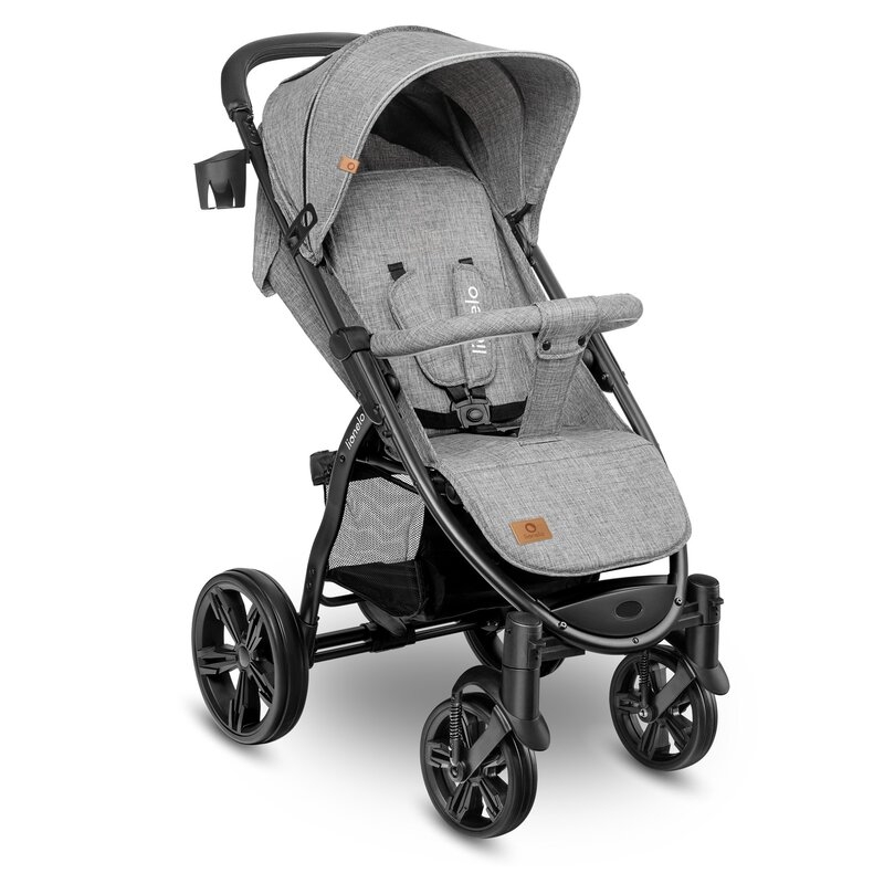 Lionelo - Carucior sport Annet Plus, De la nastere, Cu accesorii, 0- 22 Kg, Gri Lionelo - Carucior sport Annet Plus, De la nastere, Cu accesorii, 0- 22 Kg, Gri