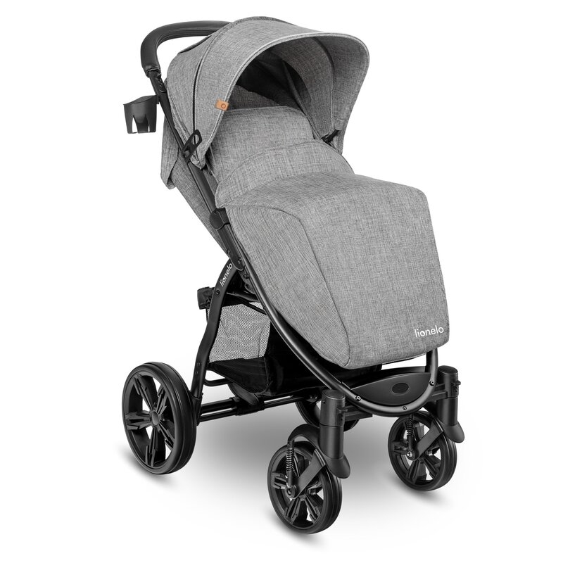 Lionelo - Carucior sport Annet Plus, De la nastere, Cu accesorii, 0- 22 Kg, Gri Lionelo - Carucior sport Annet Plus, De la nastere, Cu accesorii, 0- 22 Kg, Gri