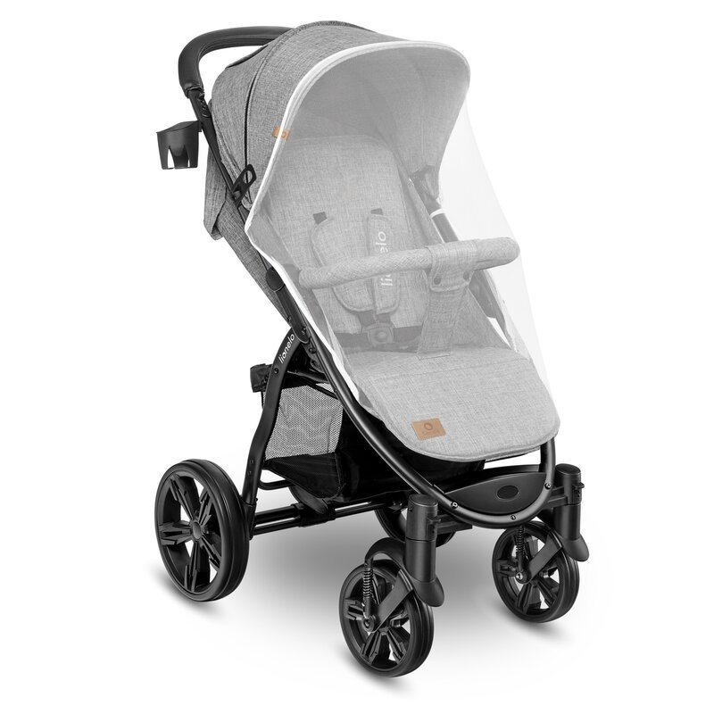 Lionelo - Carucior sport Annet Plus, De la nastere, Cu accesorii, 0- 22 Kg, Gri Lionelo - Carucior sport Annet Plus, De la nastere, Cu accesorii, 0- 22 Kg, Gri