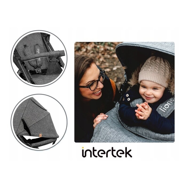 Lionelo - Carucior sport Annet Plus, De la nastere, Cu accesorii, 0- 22 Kg, Gri Lionelo - Carucior sport Annet Plus, De la nastere, Cu accesorii, 0- 22 Kg, Gri