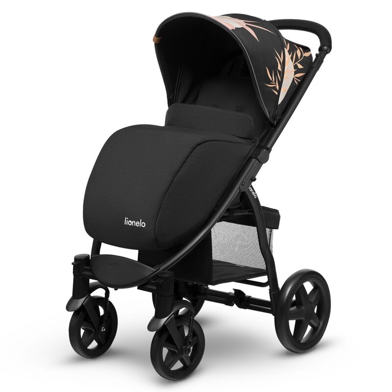 Carucior sport Annet Plus Lovin', De la nastere, Cu accesorii, 0 - 22 Kg, Negru, Lionelo Carucior sport Annet Plus Lovin', De la nastere, Cu accesorii, 0 - 22 Kg, Negru, Lionelo