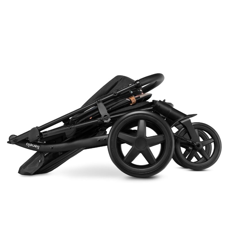 Carucior sport Annet Plus Lovin', De la nastere, Cu accesorii, 0 - 22 Kg, Negru, Lionelo Carucior sport Annet Plus Lovin', De la nastere, Cu accesorii, 0 - 22 Kg, Negru, Lionelo