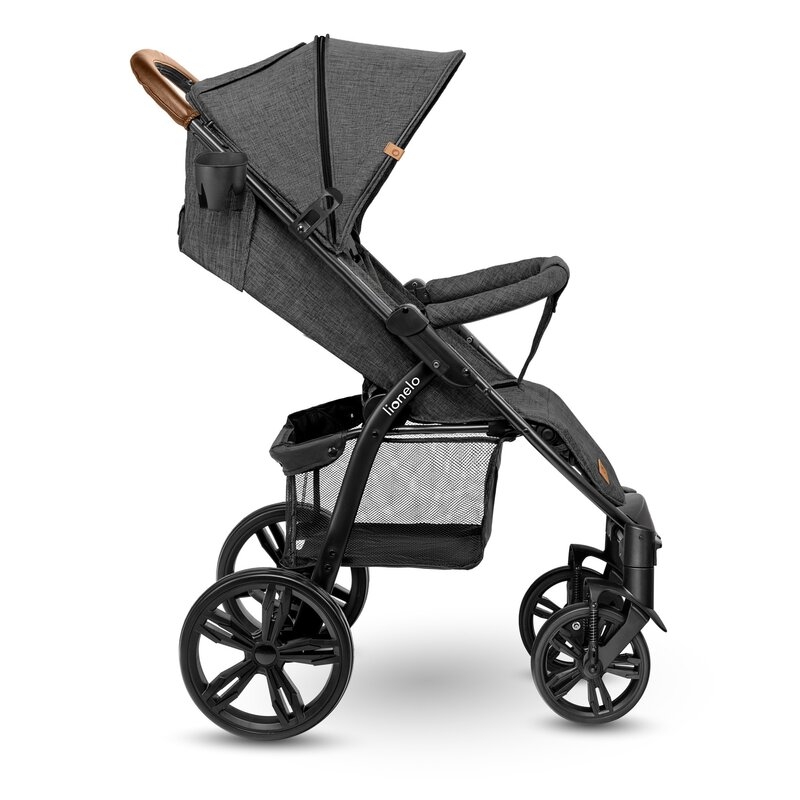 Lionelo - Carucior sport Annet Plus, De la nastere, Cu accesorii, 0- 22 Kg, Gri Caramel Lionelo - Carucior sport Annet Plus, De la nastere, Cu accesorii, 0- 22 Kg, Gri Caramel