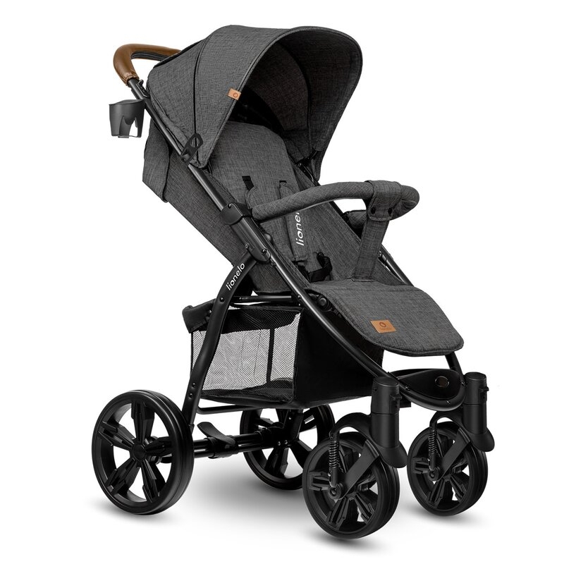 Lionelo - Carucior sport Annet Plus, De la nastere, Cu accesorii, 0- 22 Kg, Gri Caramel Lionelo - Carucior sport Annet Plus, De la nastere, Cu accesorii, 0- 22 Kg, Gri Caramel