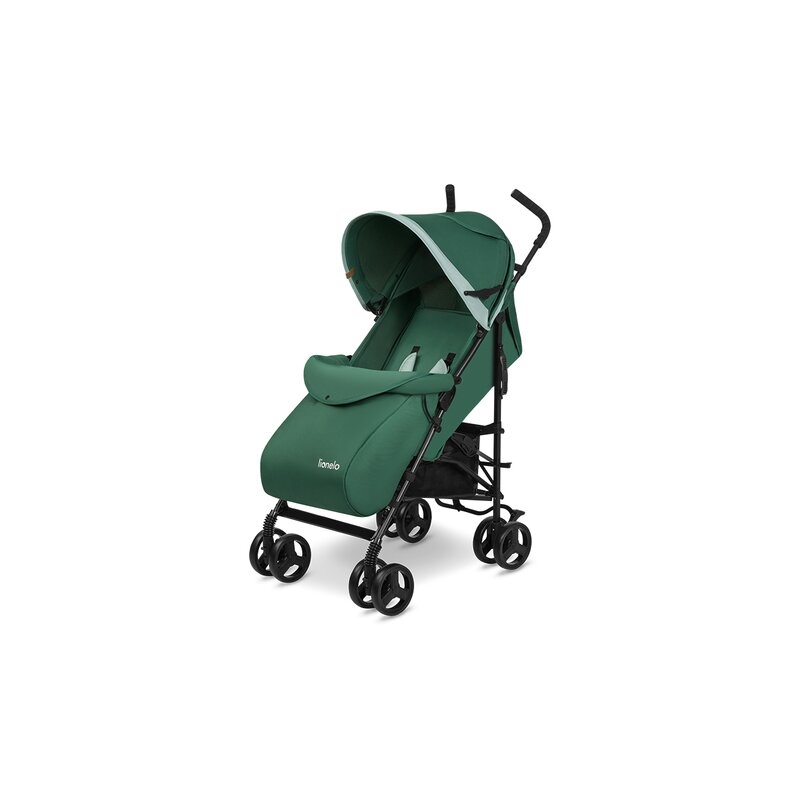 Lionelo - Carucior sport Elia, Cu husa de picioare, Cu plasa de tantari, Conform cu standardul european de securitate EN1888-1, Verde inchis Lionelo - Carucior sport Elia, Cu husa de picioare, Cu plasa de tantari, Conform cu standardul european de securitate EN1888-1, Verde inchis