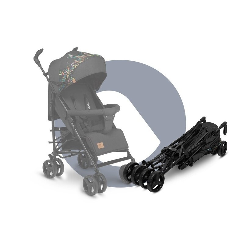 Lionelo - Carucior sport Irma Dreamin\', Editie limitata, Cu husa de picioare, Cu plasa de tantari, Negru Lionelo - Carucior sport Irma Dreamin\', Editie limitata, Cu husa de picioare, Cu plasa de tantari, Negru