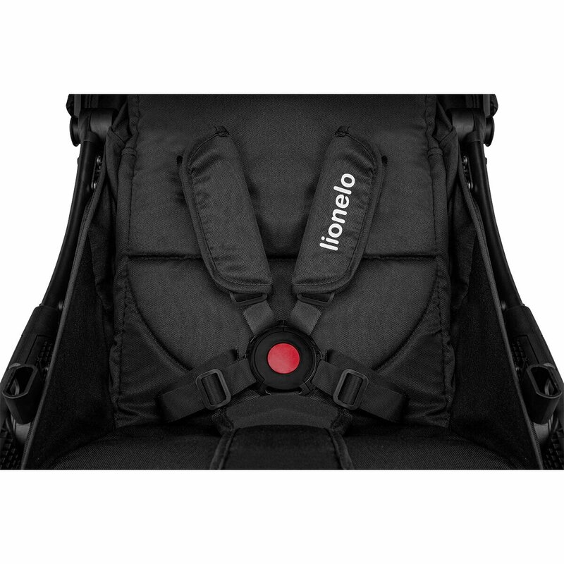 Lionelo - Carucior sport Julie One, De la nastere, Cu accesorii, Cadru din aluminiu, 0-22 kg, Negru Lionelo - Carucior sport Julie One, De la nastere, Cu accesorii, Cadru din aluminiu, 0-22 kg, Negru