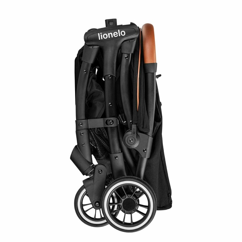 Lionelo - Carucior sport Julie One, De la nastere, Cu accesorii, Cadru din aluminiu, 0-22 kg, Negru Lionelo - Carucior sport Julie One, De la nastere, Cu accesorii, Cadru din aluminiu, 0-22 kg, Negru
