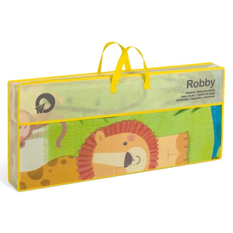 Lionelo - Covoras educativ Robby, Pliabil, Impermeabil, 200 x 180 cm, Cu Imprimeu pe ambele parti, Multicolor Lionelo - Covoras educativ Robby, Pliabil, Impermeabil, 200 x 180 cm, Cu Imprimeu pe ambele parti, Multicolor