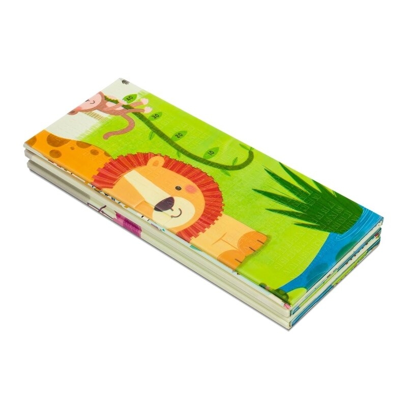 Lionelo - Covoras educativ Robby, Pliabil, Impermeabil, 200 x 180 cm, Cu Imprimeu pe ambele parti, Multicolor Lionelo - Covoras educativ Robby, Pliabil, Impermeabil, 200 x 180 cm, Cu Imprimeu pe ambele parti, Multicolor