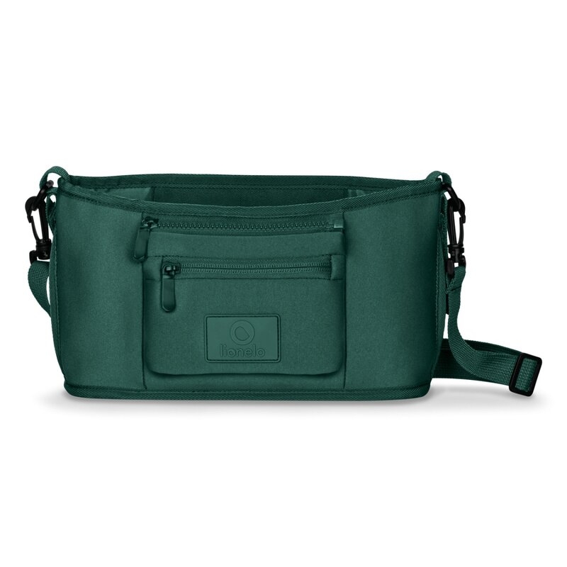 Lionelo - Geanta impermeabila pentru mamici si carucior, Little Cube, Cu 4 compartimente, Curea detasabila, Buzunar exterior detasabil, Verde Lionelo - Geanta impermeabila pentru mamici si carucior, Little Cube, Cu 4 compartimente, Curea detasabila, Buzunar exterior detasabil, Verde