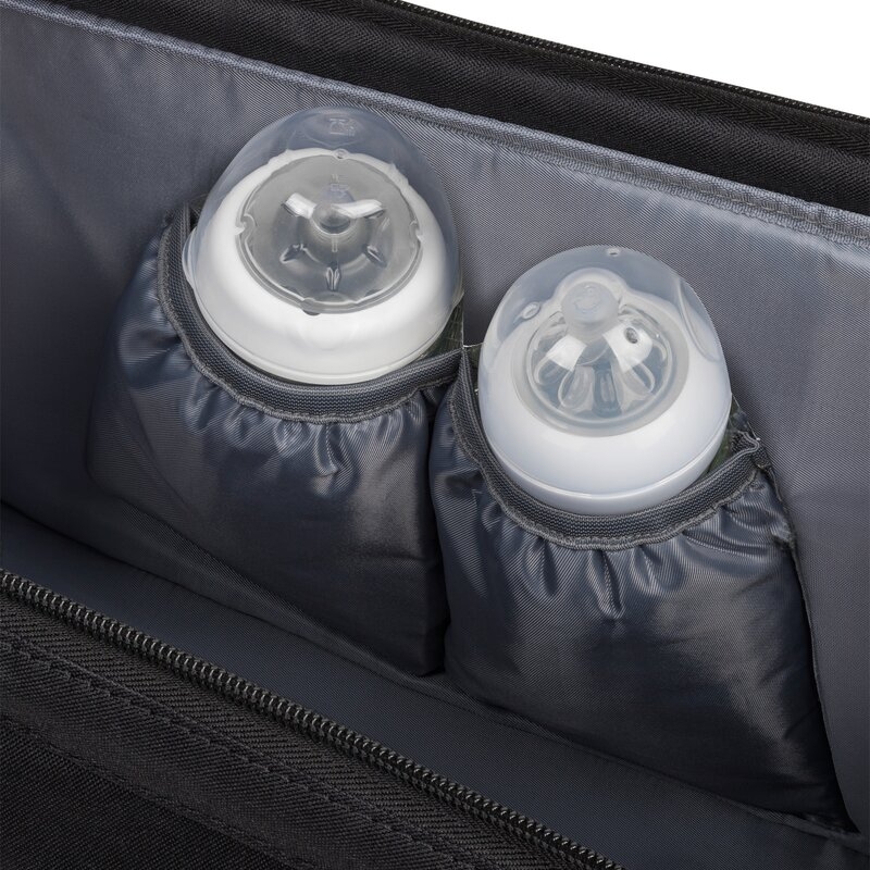 Lionelo - Geanta pentru mamici Ida Cu multiple compartimente, Negru Lionelo - Geanta pentru mamici Ida Cu multiple compartimente, Negru