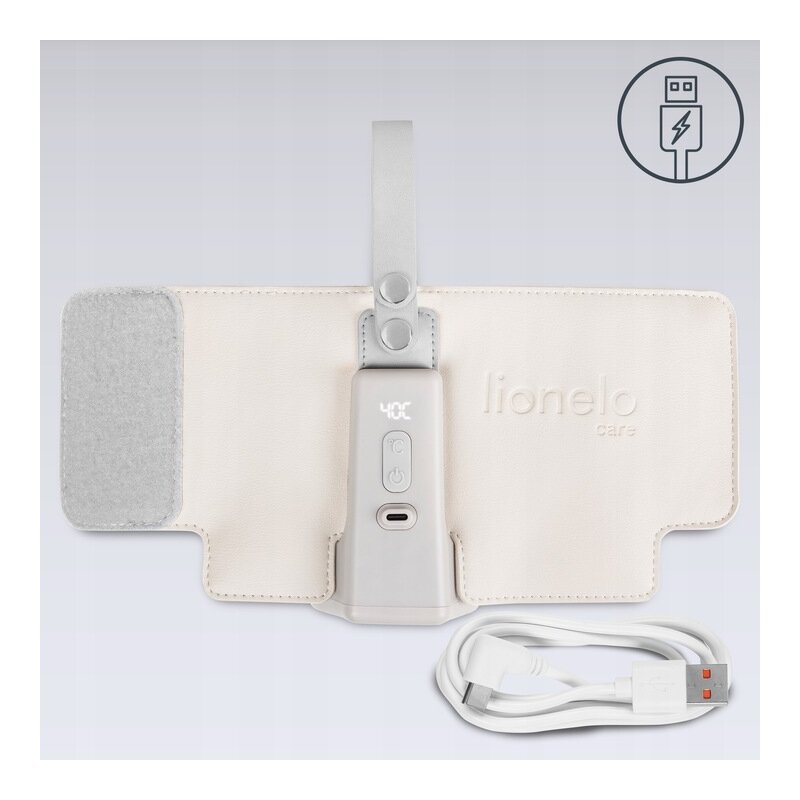 Lionelo - Incalzitor biberoane ThermUp Go Plus, Portabil, Cu aspect elegant, Temperatura constanta pana la 24 h, Incarcare USB, Bej Lionelo - Incalzitor biberoane ThermUp Go Plus, Portabil, Cu aspect elegant, Temperatura constanta pana la 24 h, Incarcare USB, Bej