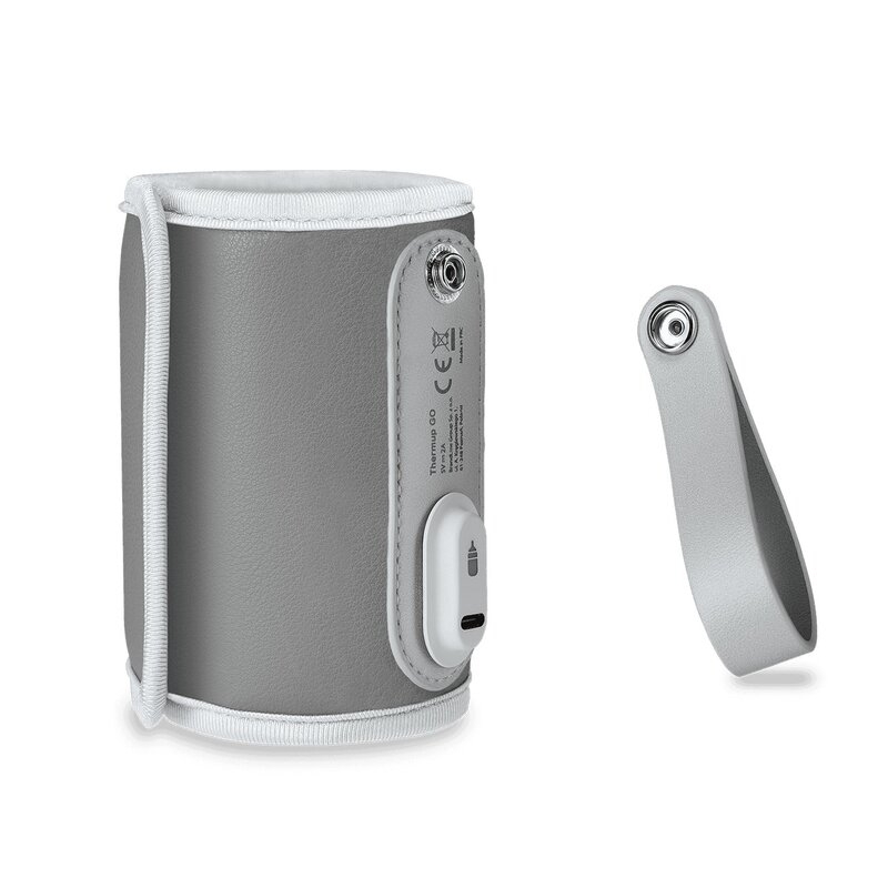 Lionelo - Incalzitor biberoane ThermUp Go, Portabil, Temperatura constanta pana la 24 h, Incarcare USB, Gri Lionelo - Incalzitor biberoane ThermUp Go, Portabil, Temperatura constanta pana la 24 h, Incarcare USB, Gri