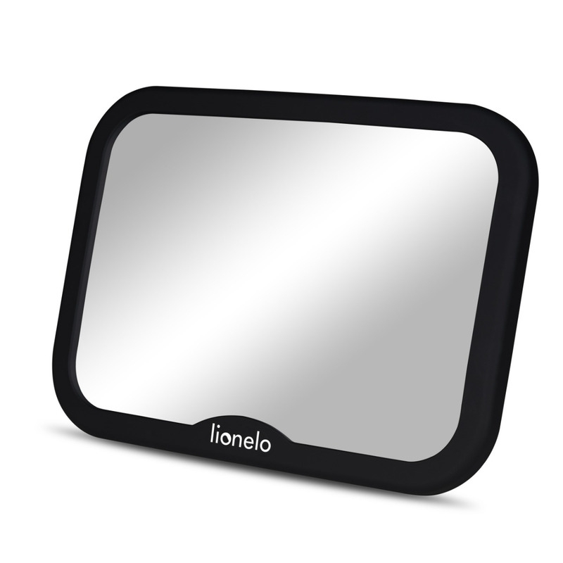 Lionelo - Oglinda auto retrovizoare, Sett, 25x18 cm, Rotire 360 grade, Universala, Black Carbon Lionelo - Oglinda auto retrovizoare, Sett, 25x18 cm, Rotire 360 grade, Universala, Black Carbon