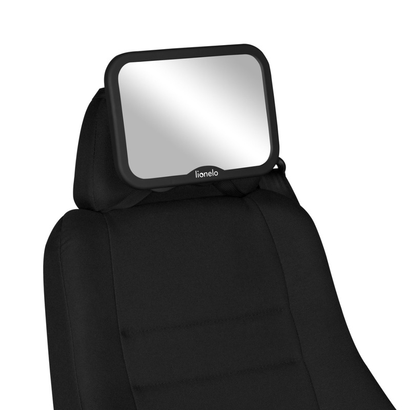 Lionelo - Oglinda auto retrovizoare, Sett, 25x18 cm, Rotire 360 grade, Universala, Black Carbon Lionelo - Oglinda auto retrovizoare, Sett, 25x18 cm, Rotire 360 grade, Universala, Black Carbon