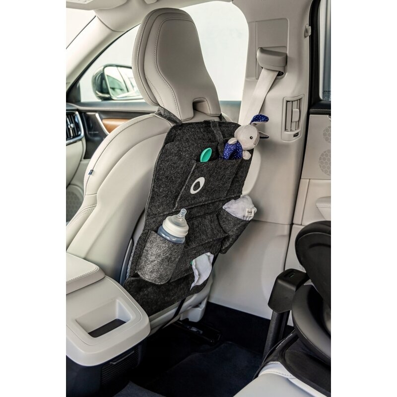 Lionelo - Organizator auto 2 in 1 si proctectie spatar auto, Cu multiple Buzunare, 70x55x40 cm, Gri Lionelo - Organizator auto 2 in 1 si proctectie spatar auto, Cu multiple Buzunare, 70x55x40 cm, Gri