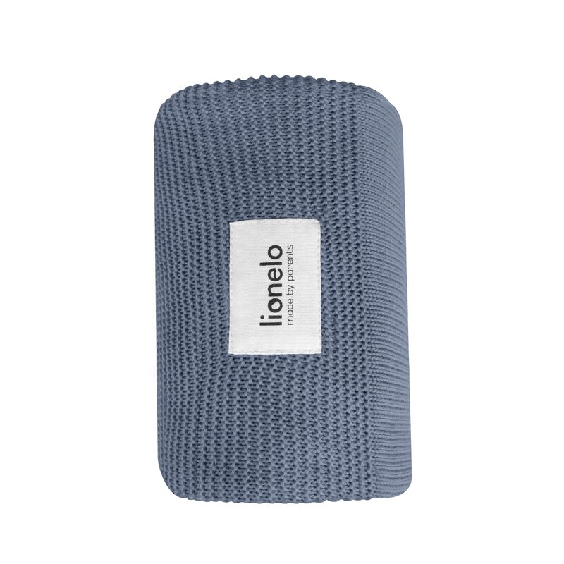 Lionelo - Paturica multifunctionala de infasat, Din bambus, 100x75 cm, Albastru Lionelo - Paturica multifunctionala de infasat, Din bambus, 100x75 cm, Albastru