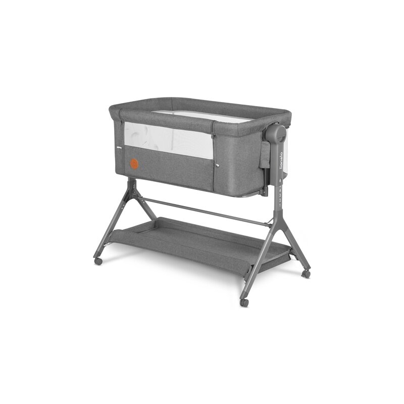 Lionelo - Patut co-sleeper Leonie Plus, Pliabil, Cu sistem de leganare, Cu setare unghiulara, Reglabil in 6 pozitii pe inaltime, Conform cu standardele europeane de securitate EN1130 si EN16890, Gri Lionelo - Patut co-sleeper Leonie Plus, Pliabil, Cu sistem de leganare, Cu setare unghiulara, Reglabil in 6 pozitii pe inaltime, Conform cu standardele europeane de securitate EN1130 si EN16890, Gri