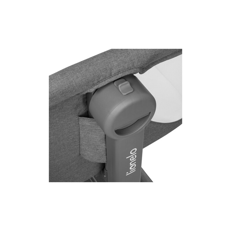 Lionelo - Patut co-sleeper Leonie Plus, Pliabil, Cu sistem de leganare, Cu setare unghiulara, Reglabil in 6 pozitii pe inaltime, Conform cu standardele europeane de securitate EN1130 si EN16890, Gri Lionelo - Patut co-sleeper Leonie Plus, Pliabil, Cu sistem de leganare, Cu setare unghiulara, Reglabil in 6 pozitii pe inaltime, Conform cu standardele europeane de securitate EN1130 si EN16890, Gri