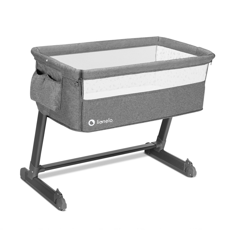 Lionelo - Patut co-sleeper Theo 2 in 1, Cu setare unghiulara, Reglabil in 5 pozitii pe inaltime, Conform cu standardele europeane de securitate EN1130 si EN16890, Grey Stone Lionelo - Patut co-sleeper Theo 2 in 1, Cu setare unghiulara, Reglabil in 5 pozitii pe inaltime, Conform cu standardele europeane de securitate EN1130 si EN16890, Grey Stone